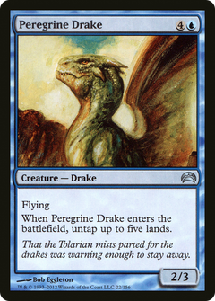 Peregrine Drake (PC2-022) - Planechase 2012 Foil-1