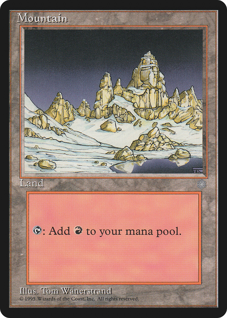 Mountain (No Trees / Signature on Right) [Ice Age]-1