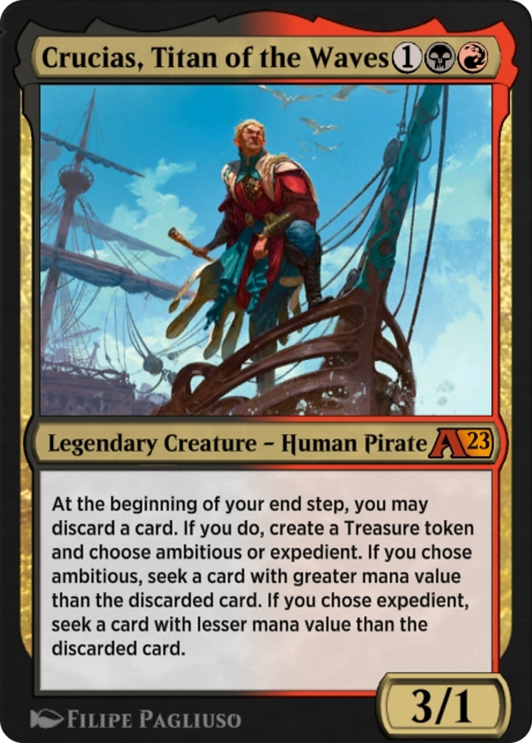 Crucias, Titan of the Waves (YBRO-018) - Alchemy: The Brothers' War-1
