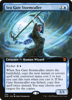 Sea Gate Stormcaller (Extended Art) [Zendikar Rising]-1