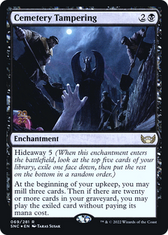 Cemetery Tampering [Streets of New Capenna Prerelease Promos]-1