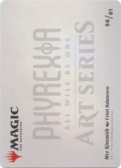 Myr Kinsmith // Myr Kinsmith (AONE-056) - Phyrexia: All Will Be One Art Series (Borderless) Foil-2