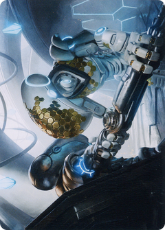 Myr Kinsmith // Myr Kinsmith (AONE-056) - Phyrexia: All Will Be One Art Series (Borderless)-3