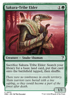 Sakura-Tribe Elder (White Border) [Mystery Booster 2]-1