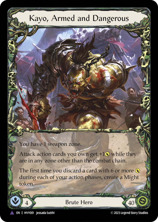 Kayo, Armed and Dangerous (Marvel) [HVY001] (Heavy Hitters)  Cold Foil-1