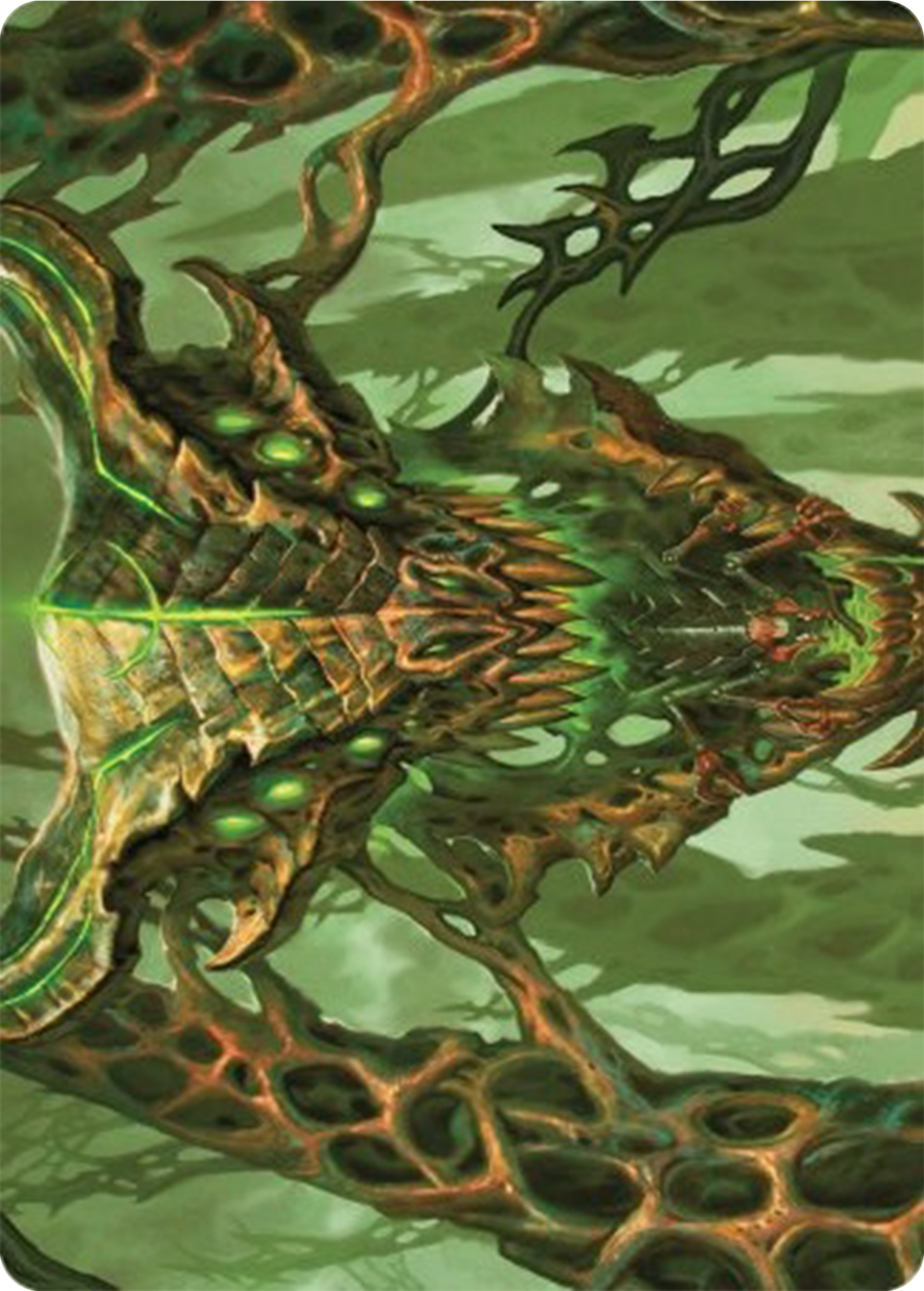 Colossal Dreadmask Art Card [Modern Horizons 3 Art Series]-1