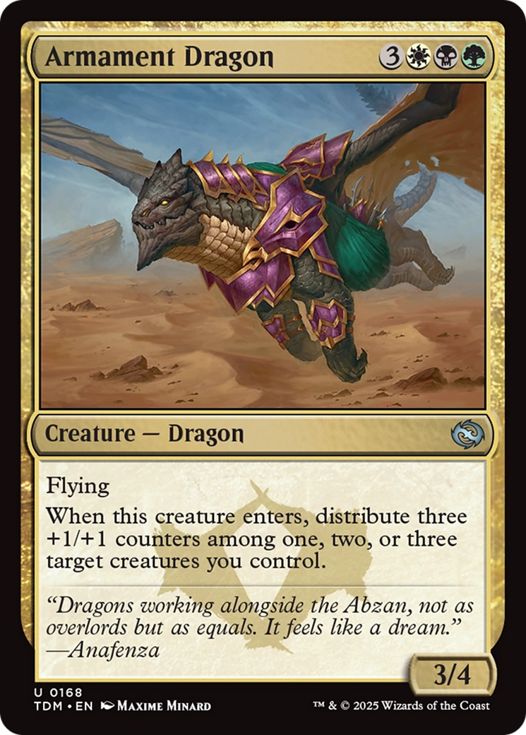 Armament Dragon [Tarkir: Dragonstorm]-1