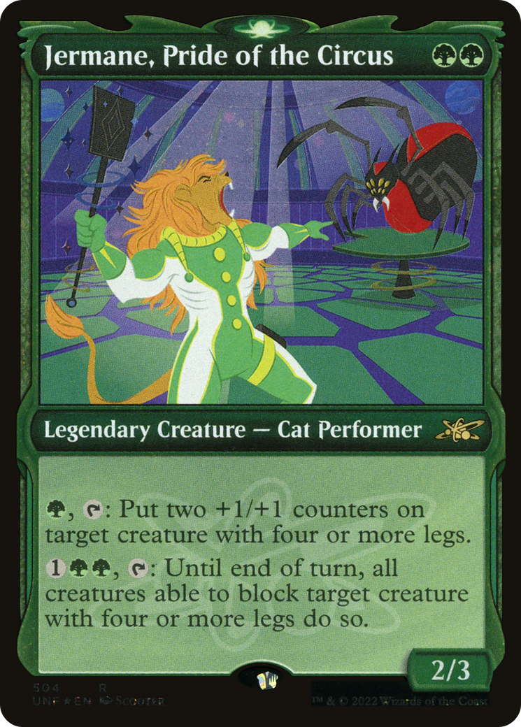 Jermane, Pride of the Circus (Showcase) (Galaxy Foil) [Unfinity]-1