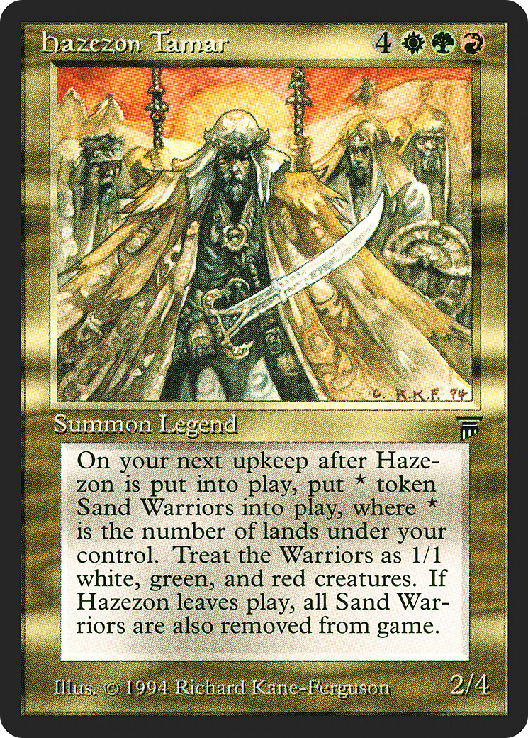 Hazezon Tamar [Legends]-1