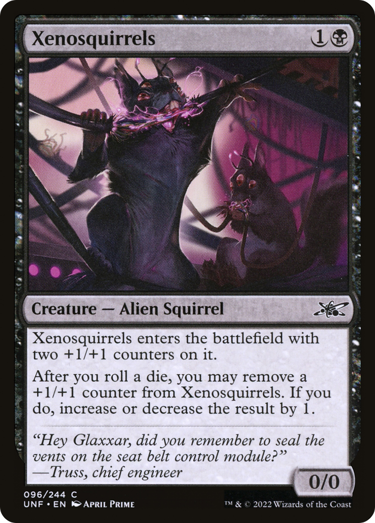 Xenosquirrels (UNF-096) - Unfinity Foil-1