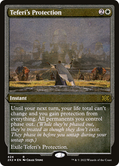 Teferi's Protection (Foil Etched) [Double Masters 2022]-1