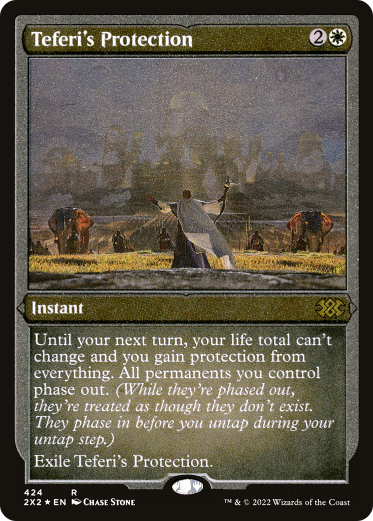 Teferi's Protection (Foil Etched) [Double Masters 2022]-1