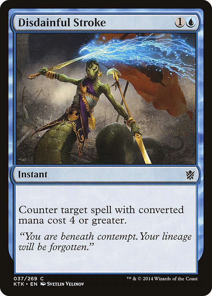 Disdainful Stroke [Khans of Tarkir]-1