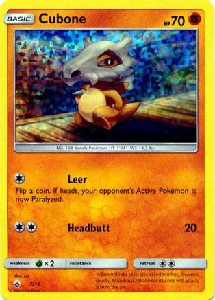 Cubone (7/12) [McDonald's Promos: 2018 Collection]-1