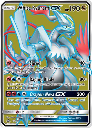White Kyurem GX (SM141) [Sun & Moon: Black Star Promos]-1