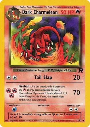 Dark Charmeleon (32/82) (W Stamped Promo) [Team Rocket Unlimited]-1