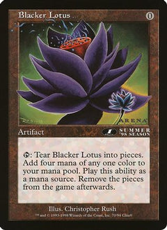Blacker Lotus (Oversized) [Oversize Cards]-1