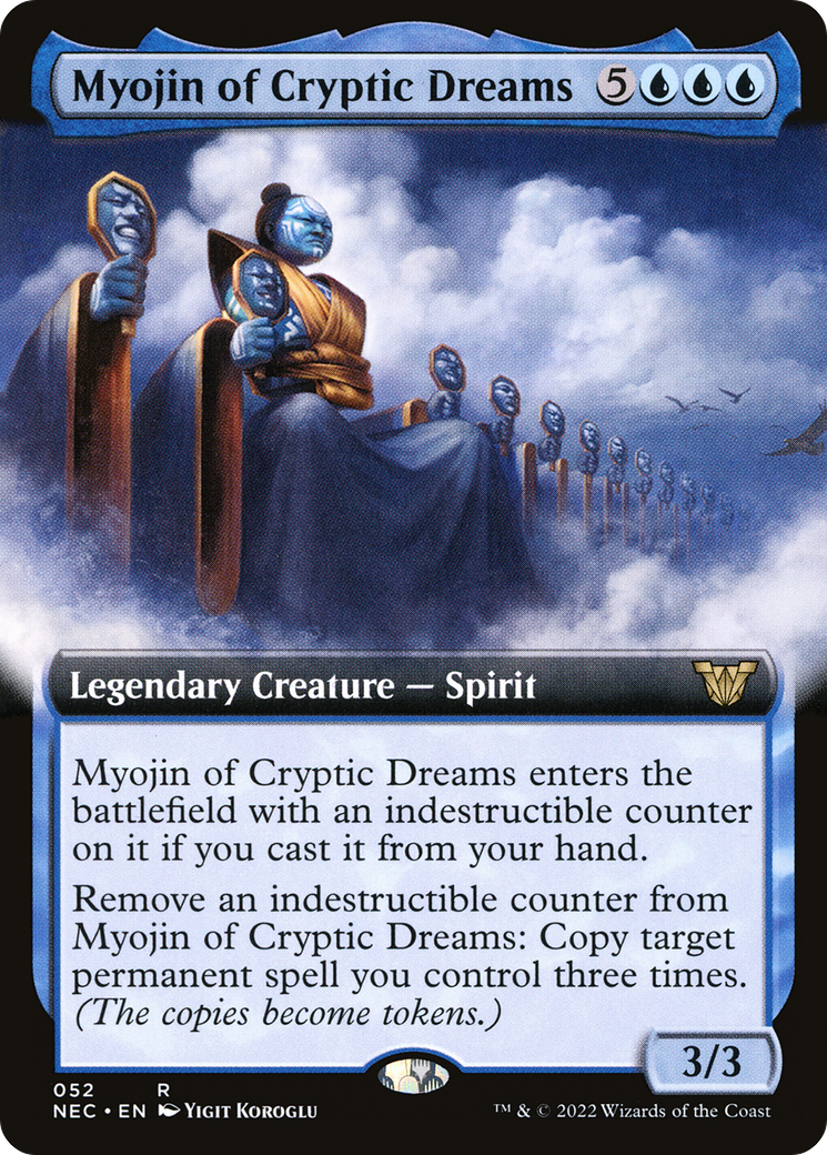 Myojin of Cryptic Dreams (Extended Art) [Kamigawa: Neon Dynasty Commander]-1