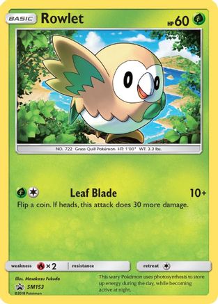 Rowlet (SM153) [Sun & Moon: Black Star Promos]-1