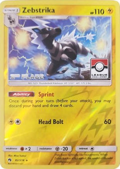 Zebstrika (82/214) (League Promo 2nd Place) [Sun & Moon: Lost Thunder]-1