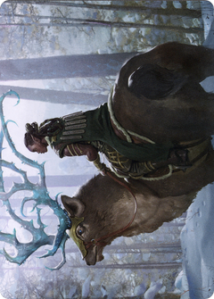 Boreal Outrider Art Card [Kaldheim Art Series]-1
