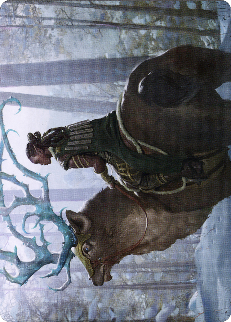 Boreal Outrider // Boreal Outrider (ASKHM-042) - Art Series: Kaldheim (Borderless) Foil-3