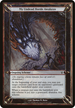 My Undead Horde Awakens (Schemes) [Archenemy Schemes]-1