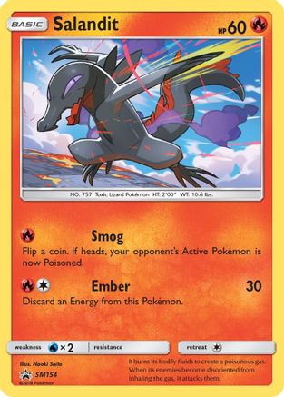 Salandit (SM154) [Sun & Moon: Black Star Promos]-1