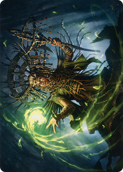 Katilda, Dawnhart Prime // Katilda, Dawnhart Prime (AMID-062) - Midnight Hunt Art Series (Borderless) Foil-1