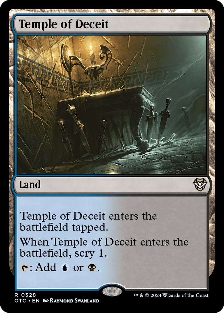 Temple of Deceit [Outlaws of Thunder Junction Commander]-1