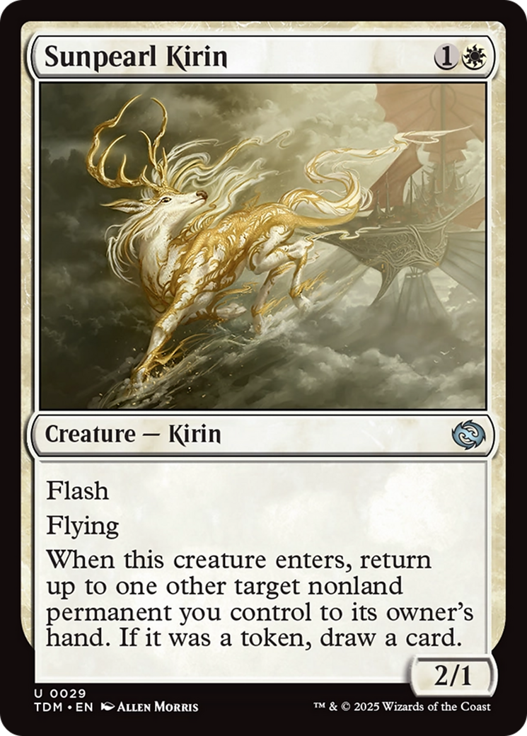 Sunpearl Kirin [Tarkir: Dragonstorm]-1