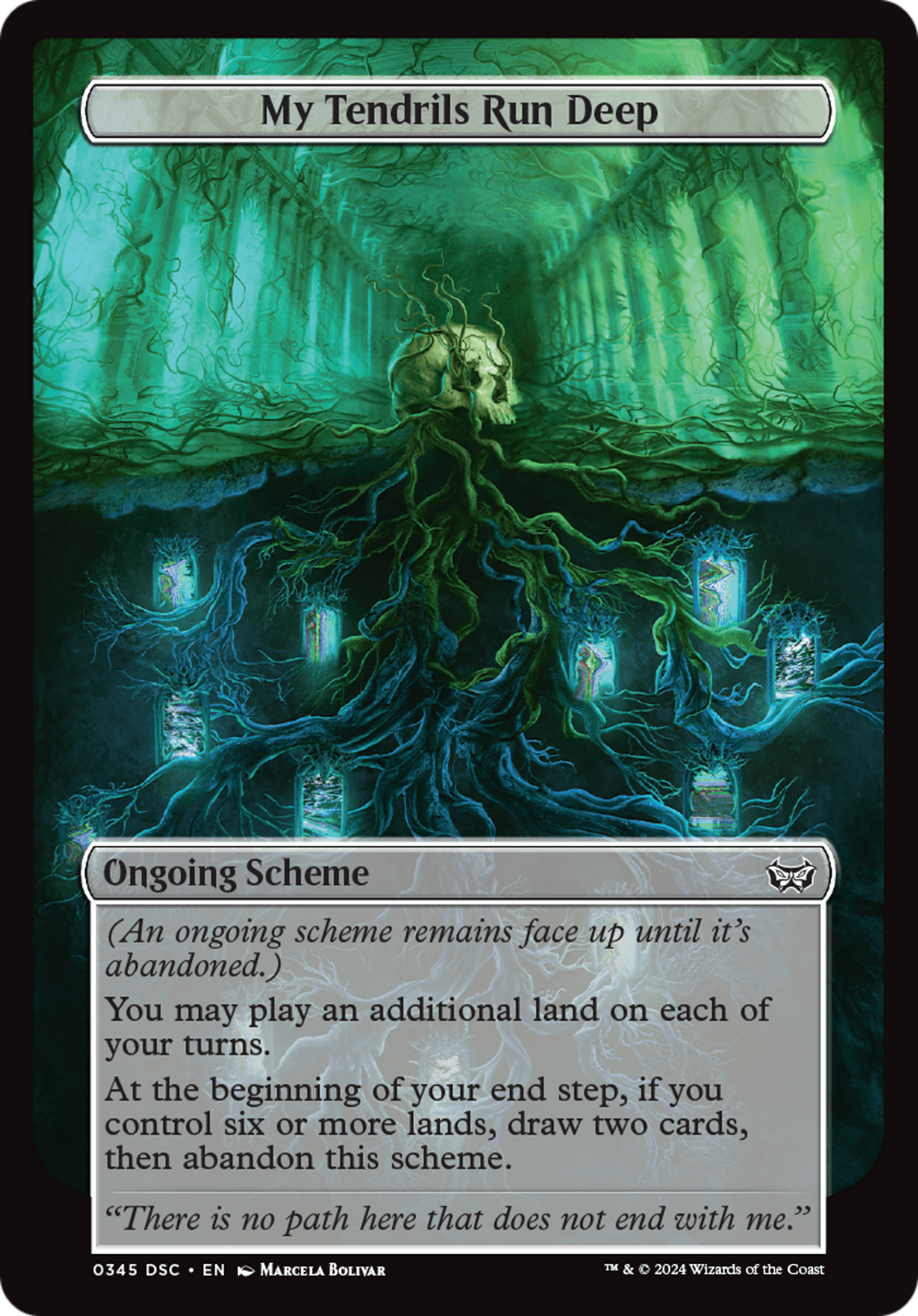 My Tendrils Run Deep (Full Art) [Duskmourn: Archenemy]-3