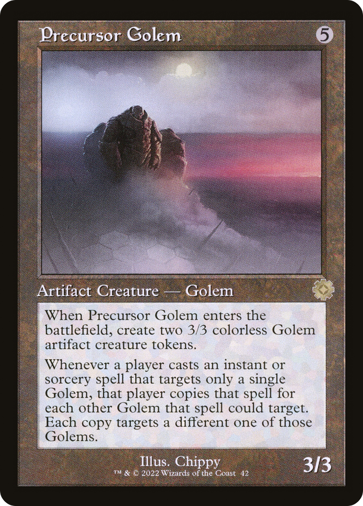 Precursor Golem (Retro) [The Brothers' War Retro Artifacts]-1