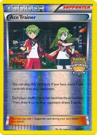 Ace Trainer (69/98) (Staff Regional Championship Promo) [XY: Ancient Origins]-1