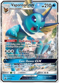 Vaporeon GX (SM172) [Sun & Moon: Black Star Promos]-1
