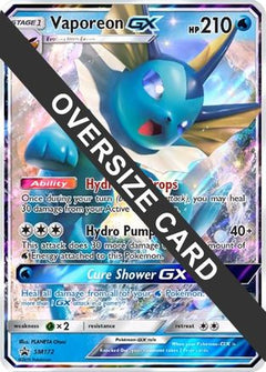 Vaporeon GX (SM172) (Jumbo Card) [Sun & Moon: Black Star Promos]-1
