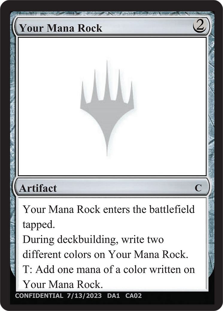 Your Mana Rock (UNK-CA02B) - Unknown Event-1