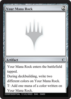 Your Mana Rock (UNK-CA02B) - Unknown Event-1