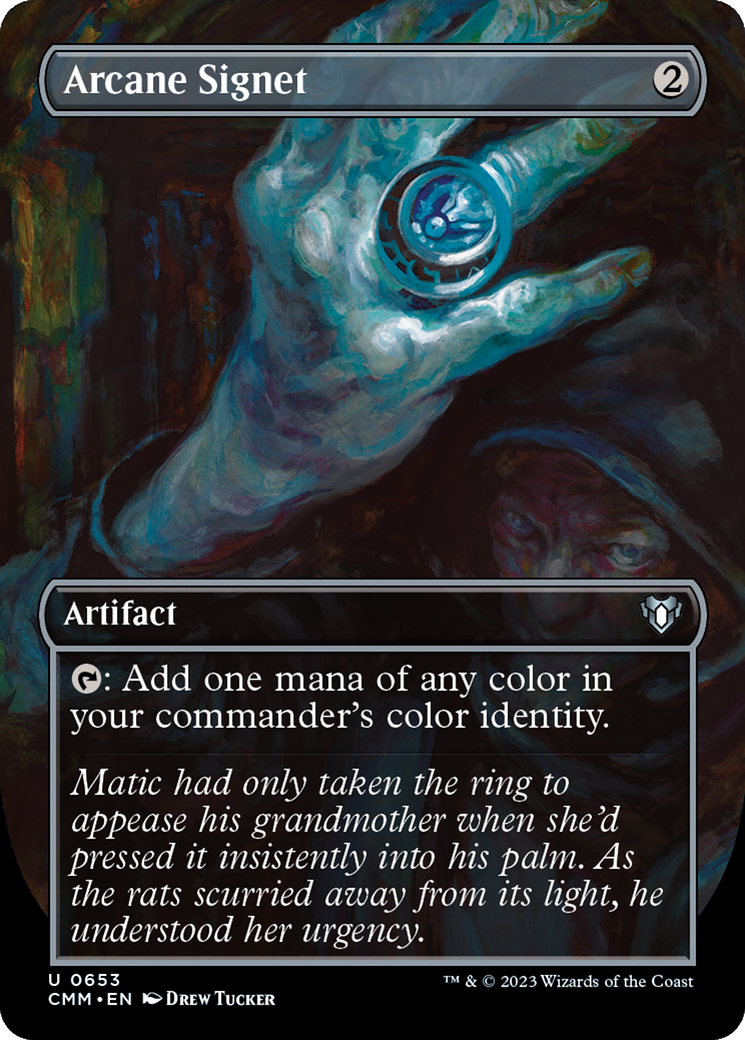 Arcane Signet (Borderless Alternate Art) [Commander Masters]-1