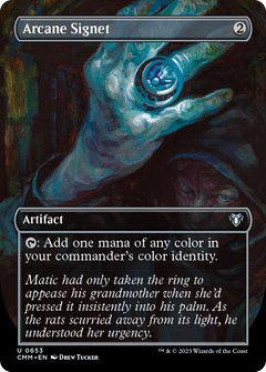 Arcane Signet (Borderless Alternate Art) [Commander Masters]-1