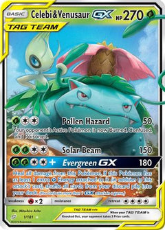 Celebi & Venusaur GX (1/181) [Sun & Moon: Team Up]-1