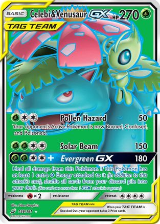 Celebi & Venusaur GX (159/181) [Sun & Moon: Team Up]-1