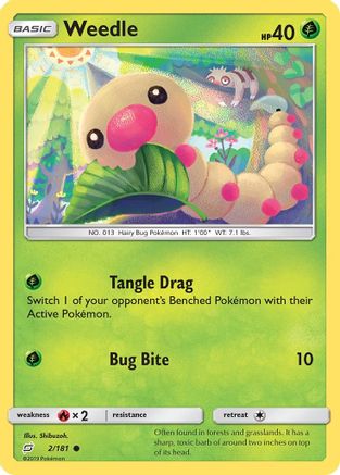 Weedle (2/181) [Sun & Moon: Team Up]-1