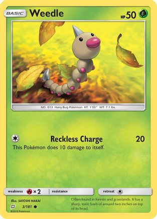 Weedle (3/181) [Sun & Moon: Team Up]-1
