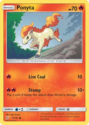 Ponyta (17/181) [Sun & Moon: Team Up]-1