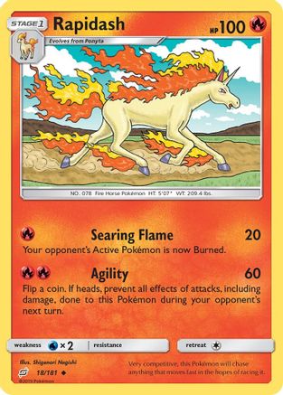 Rapidash (18/181) [Sun & Moon: Team Up]-1