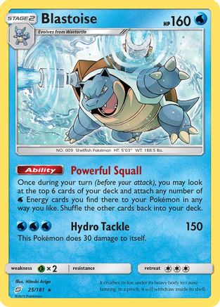 Blastoise (25/181) [Sun & Moon: Team Up]-1