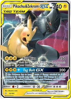 Pikachu & Zekrom GX (33/181) [Sun & Moon: Team Up]-1