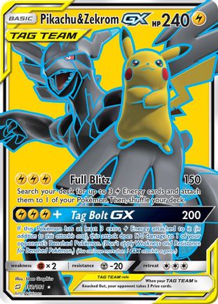 Pikachu & Zekrom GX (162/181) [Sun & Moon: Team Up]-1