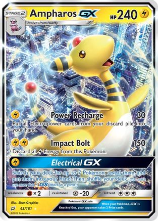 Ampharos GX (43/181) [Sun & Moon: Team Up]-1